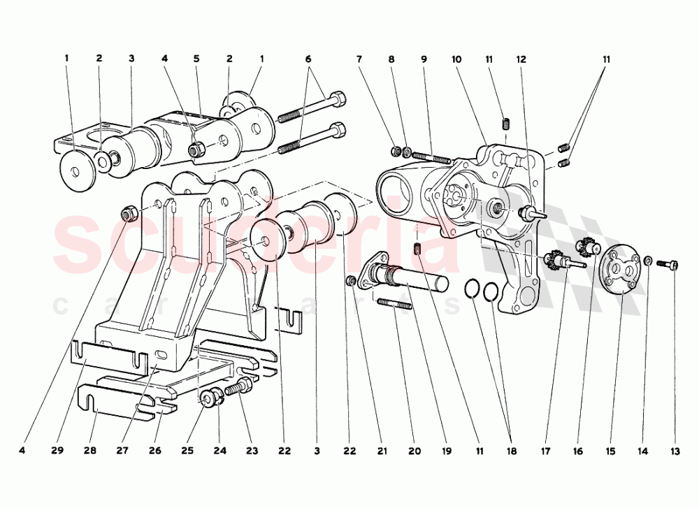 Gearbox Oil Pump of Lamborghini Lamborghini Diablo VT 6.0 (2000-2001)