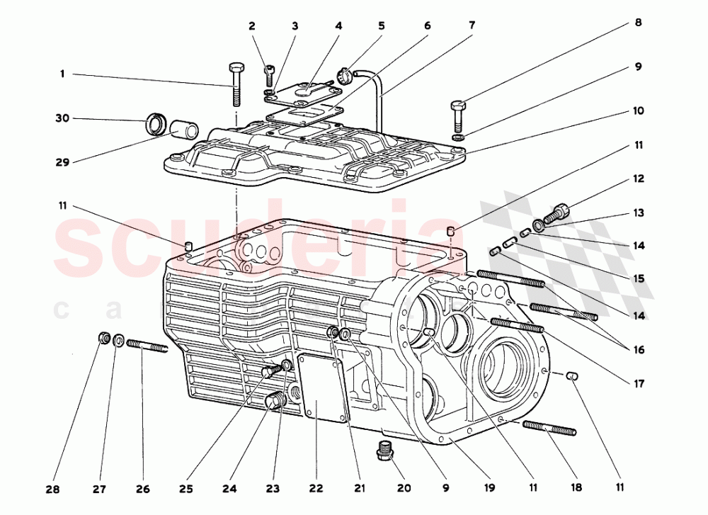 Gearbox of Lamborghini Lamborghini Diablo VT 6.0 (2000-2001)