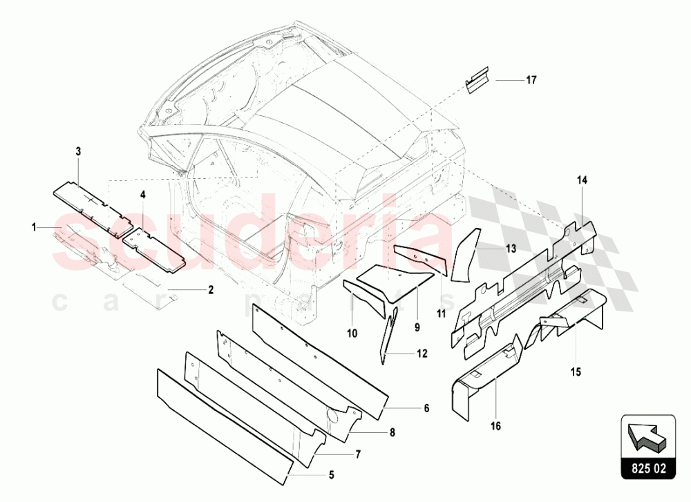 SOUNDPROOFING MATERIAL of Lamborghini Lamborghini Aventador LP720 Coupe