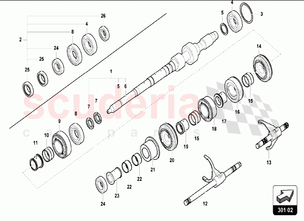 Gearbox Oil Filter - Outer Components of Lamborghini Lamborghini Aventador S