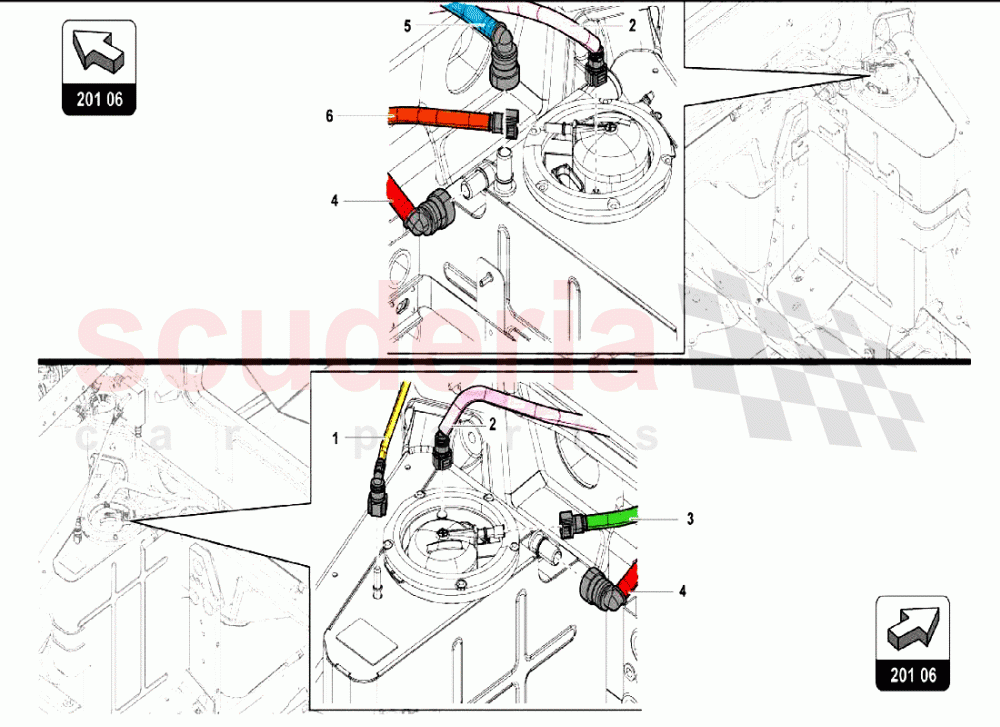 FUEL SYSTEM 2 of Lamborghini Lamborghini Aventador LP750 SV Coupe