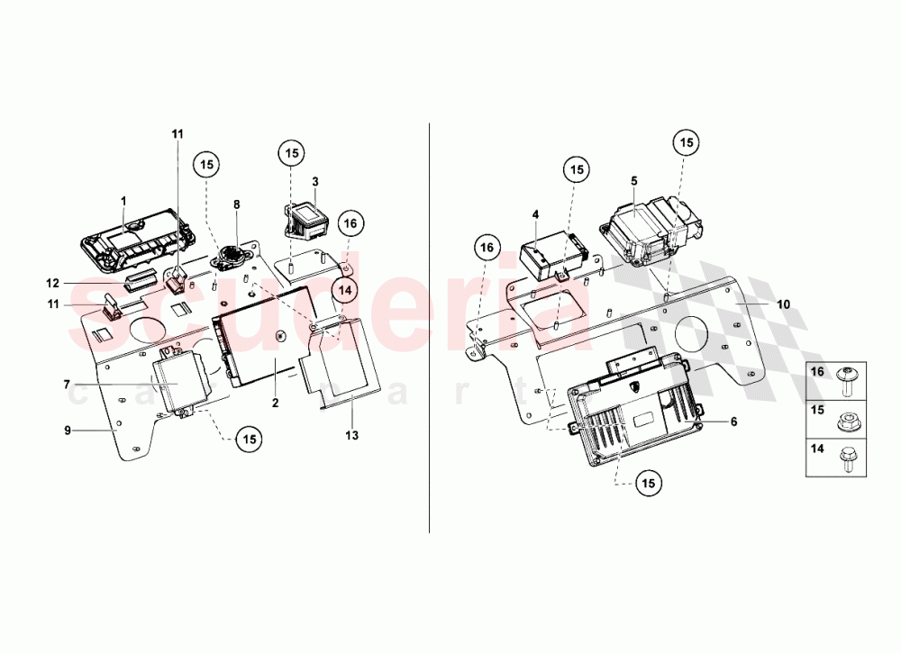 Electrical System 1 of Lamborghini Lamborghini Aventador LP700 Coupe