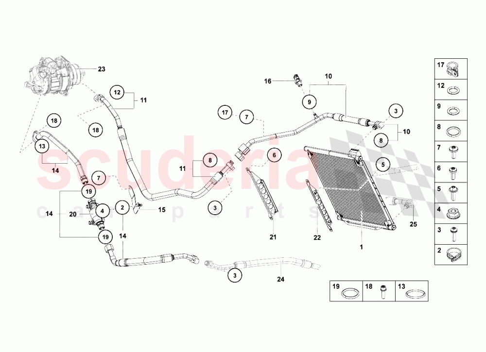 Air Conditioning System 1 of Lamborghini Lamborghini Aventador LP700 Coupe