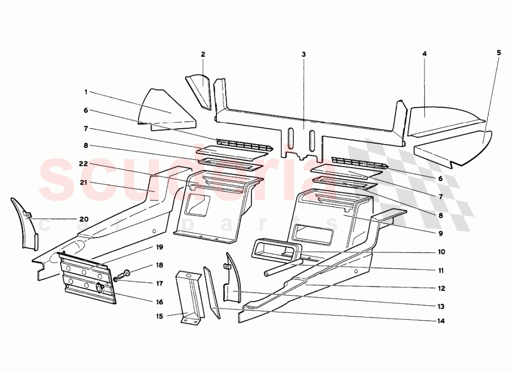 Passenger Compartment Trims 3 of Lamborghini Lamborghini Diablo VT 6.0 (2000-2001)