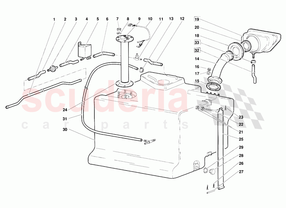 Fuel System (Valid for June 1992 Version) 3 of Lamborghini Lamborghini Diablo (1990-1998)