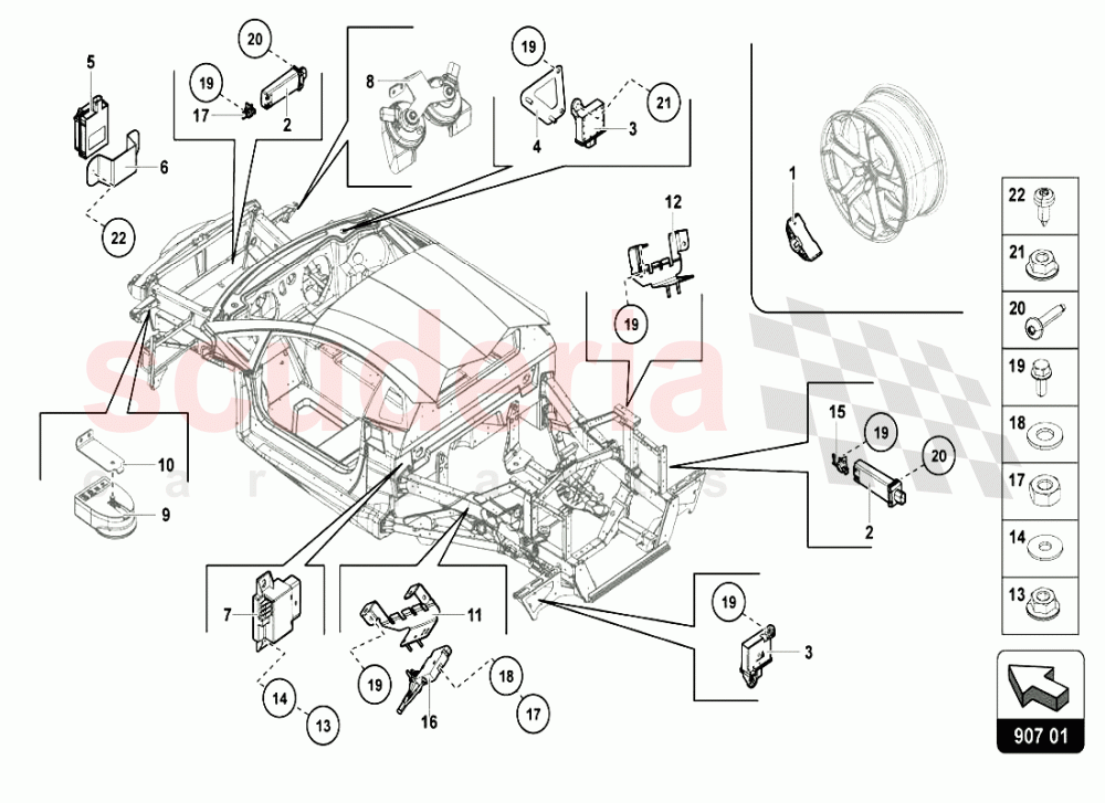 ELECTRICAL SYSTEM 1 of Lamborghini Lamborghini Aventador LP720 Roadster