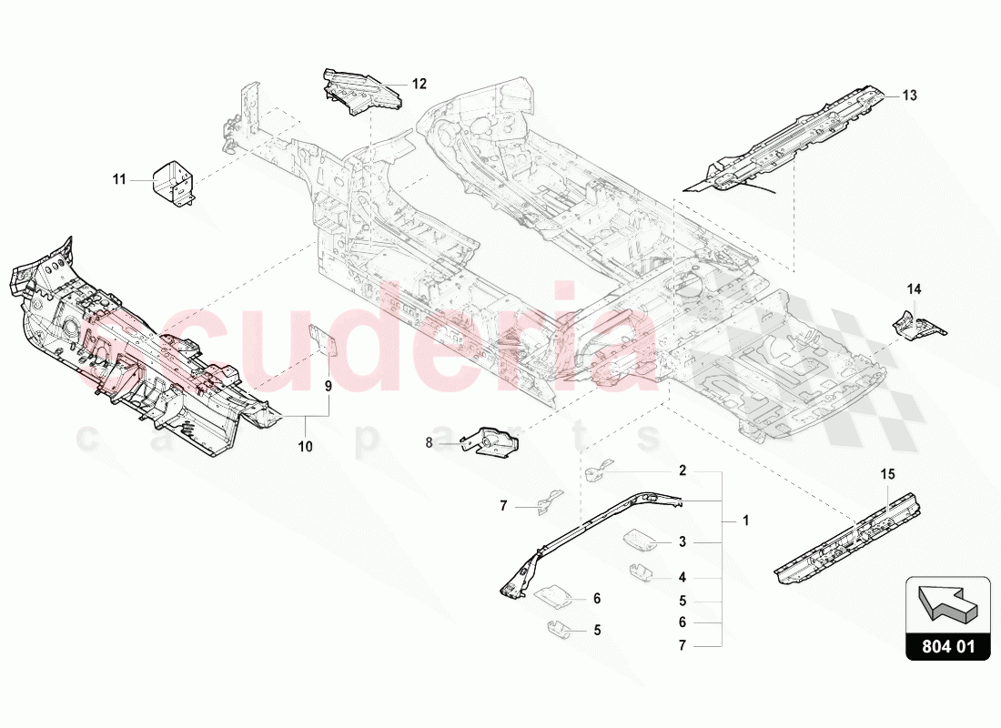 UNDERBODY of Lamborghini Lamborghini Urus