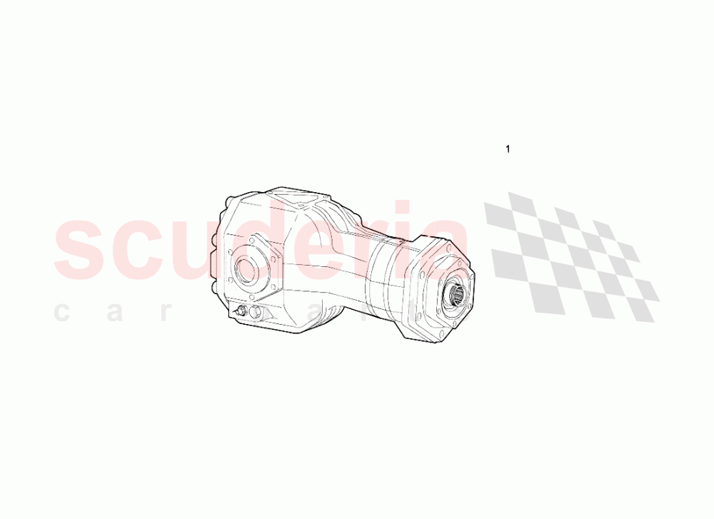 Front Differential Assembly of Lamborghini Lamborghini Murcielago LP640 Roadster