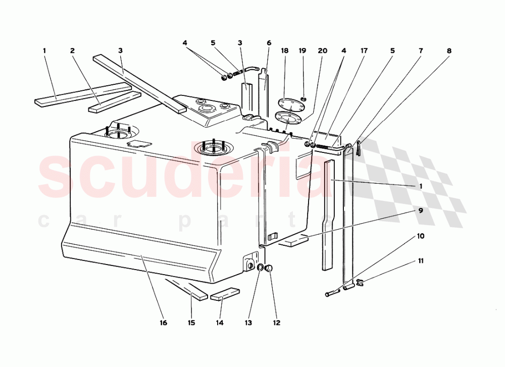 Fuel System 4 of Lamborghini Lamborghini Diablo GT (1999-2000)