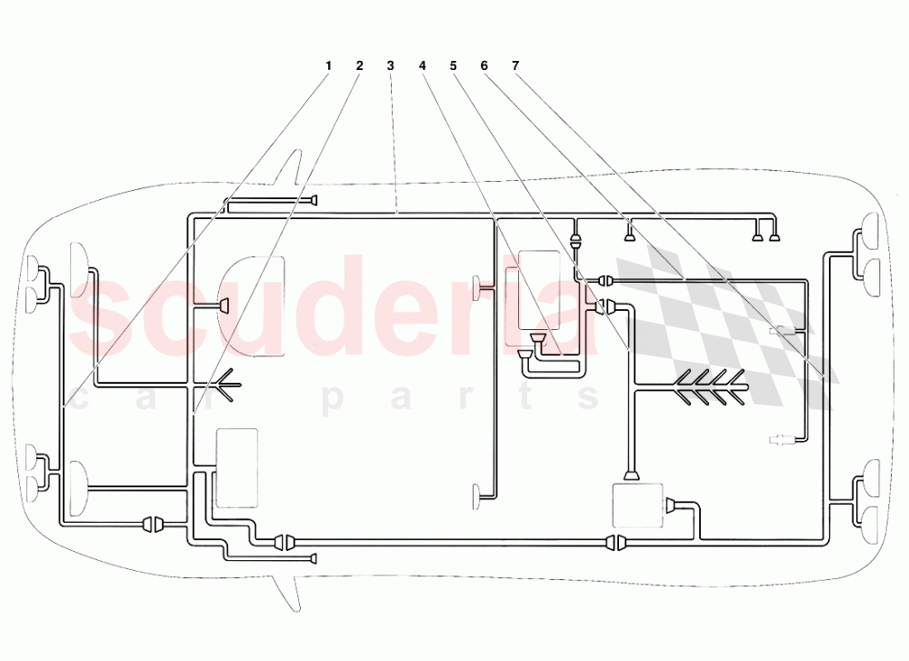 Electrical System (Valid for Australia Version - October 1991) 1 of Lamborghini Lamborghini Diablo (1990-1998)