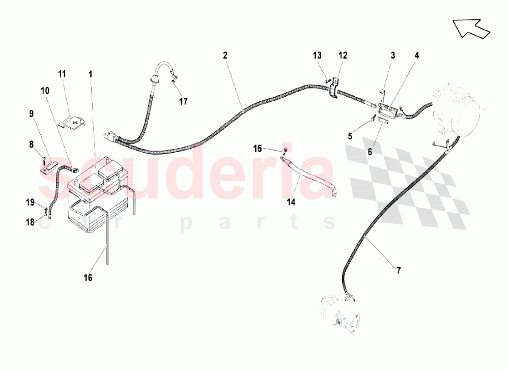 Electrical System 1 of Lamborghini Lamborghini Gallardo LP550 Coupe