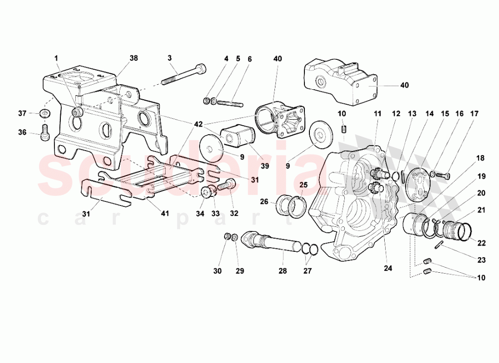 Gearbox Oil Pump of Lamborghini Lamborghini Murcielago Roadster