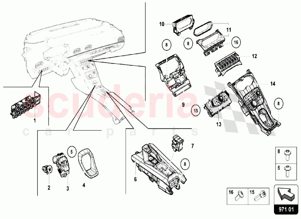 Electrical System 1 of Lamborghini Lamborghini Huracan LP580 Coupe