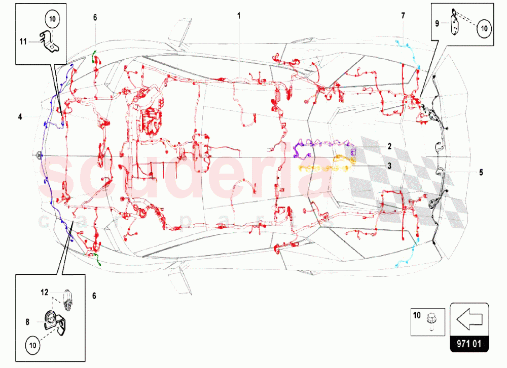 ELECTRICAL SYSTEM 6 of Lamborghini Lamborghini Aventador LP750 SV Coupe