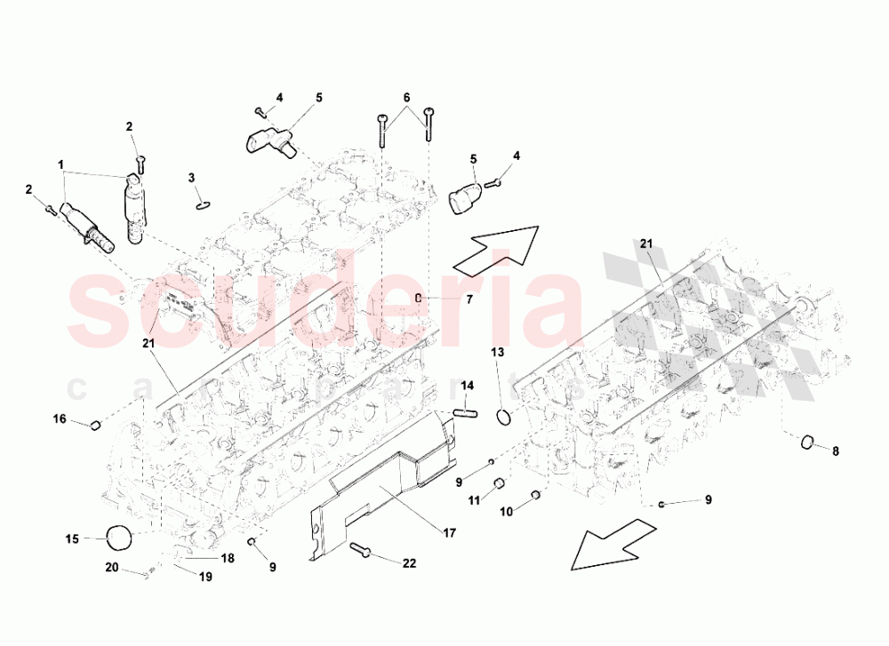 Phase Sensors Right Cylinder Head of Lamborghini Lamborghini Gallardo (2008)