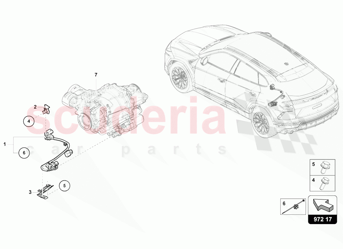 ADAPTER CABLE LOOM of Lamborghini Lamborghini Urus