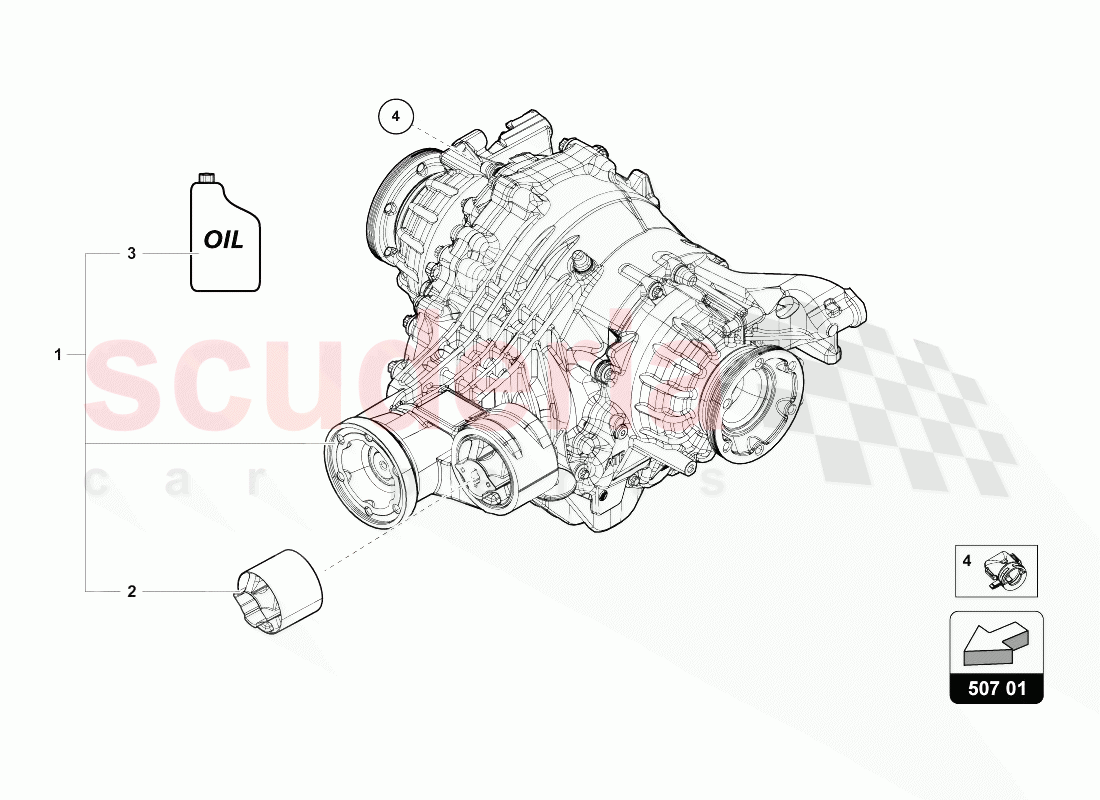 DIFFERENTIAL of Lamborghini Lamborghini Urus