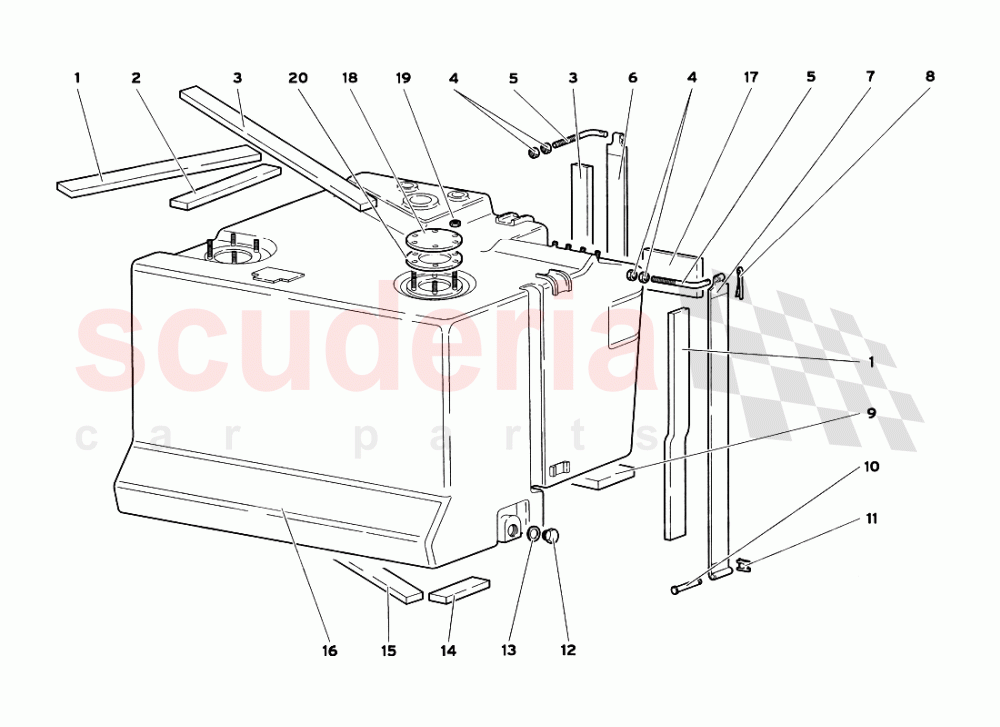 Fuel System (for Cars With Fast Fuel Insertion) 2 of Lamborghini Lamborghini Diablo SV (1999)