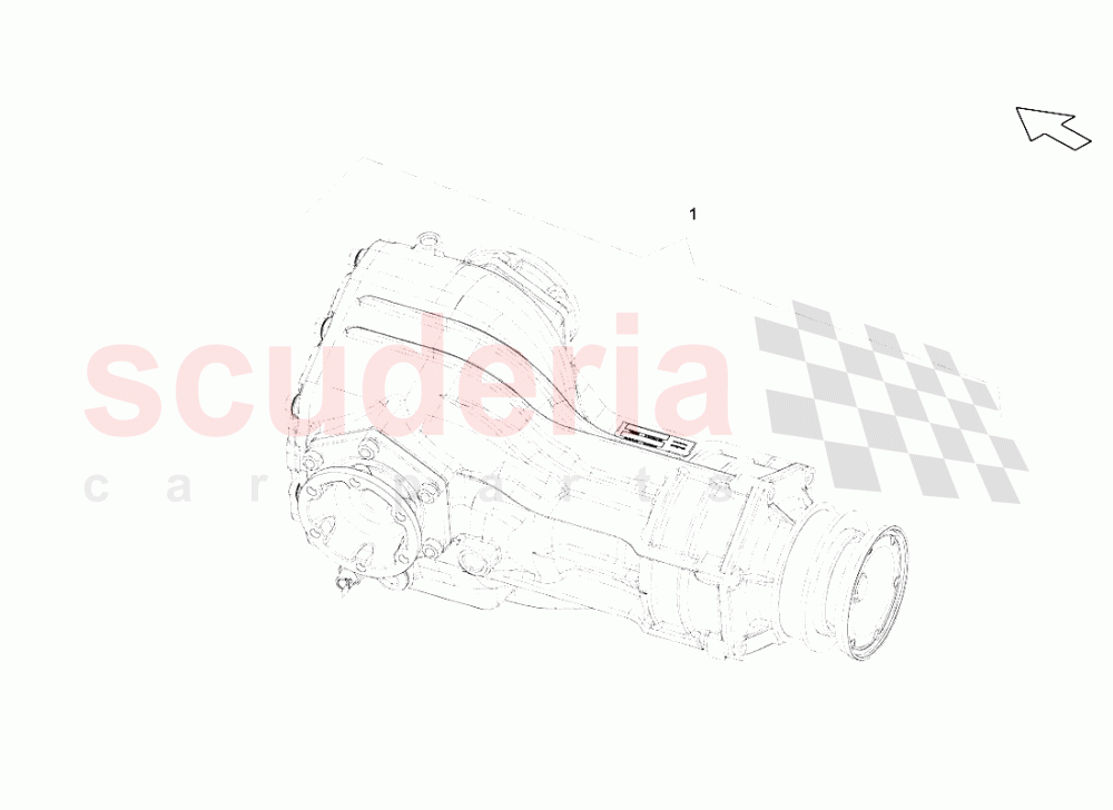 Front Differential Assembly of Lamborghini Lamborghini Gallardo (2008)