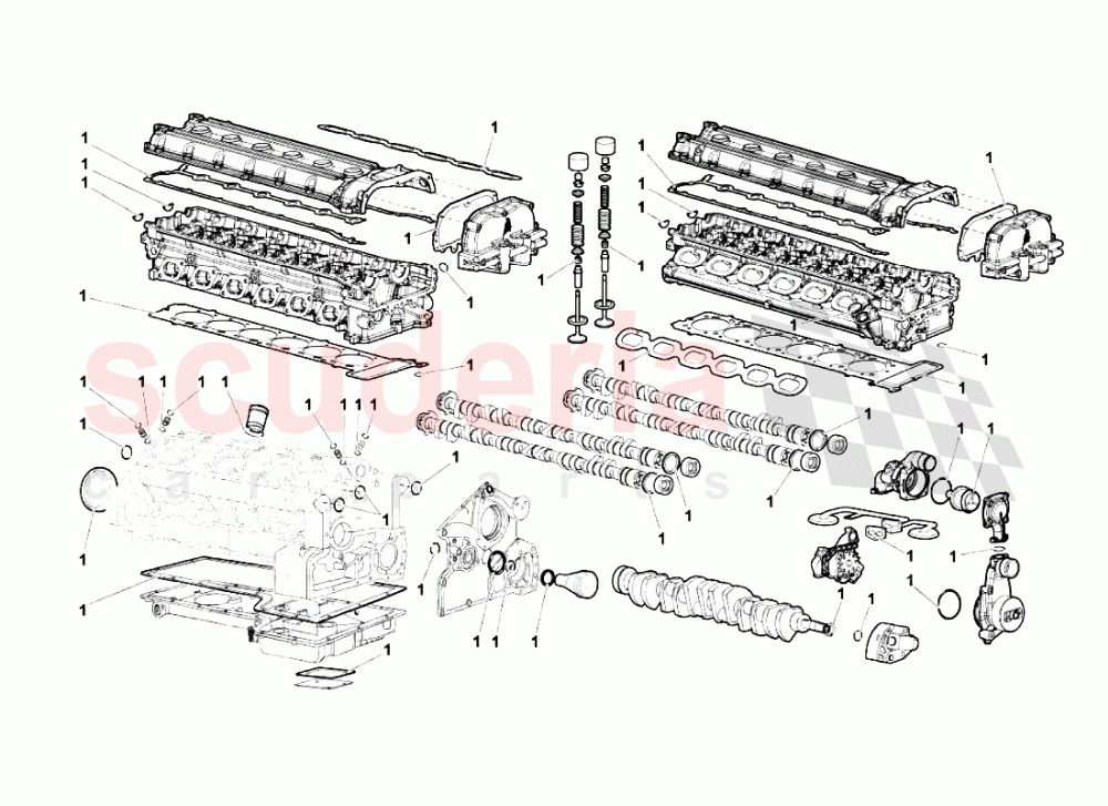 Gasket Kit of Lamborghini Lamborghini Murcielago LP670