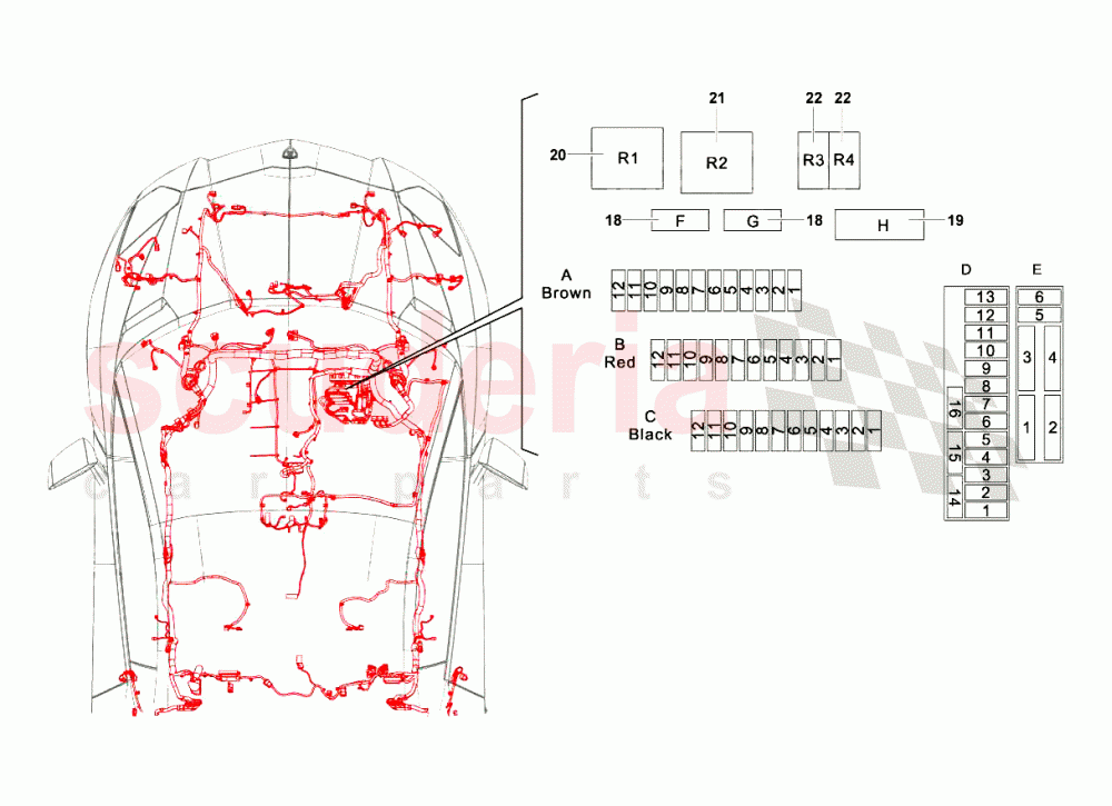 Electrical System 8 of Lamborghini Lamborghini Aventador LP700 Coupe