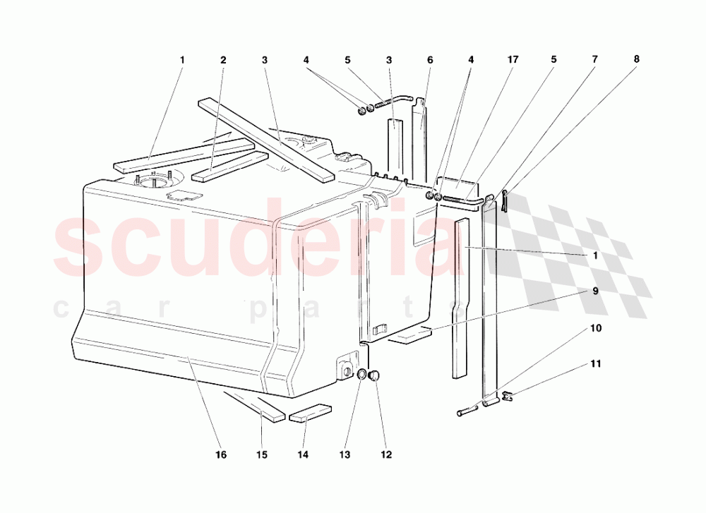 Fuel System 4 of Lamborghini Lamborghini Diablo SV (1998)