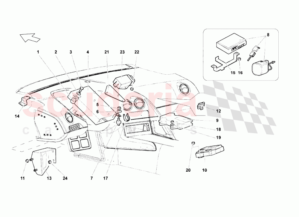 Electrical System 2 of Lamborghini Lamborghini Murcielago LP670