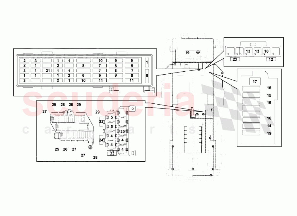 Electrical System 4 of Lamborghini Lamborghini Gallardo LP570 4 SL