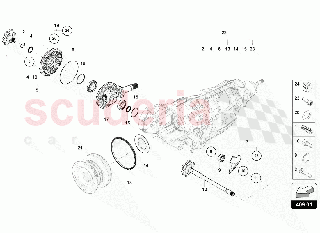 DIFFERENTIAL of Lamborghini Lamborghini Urus