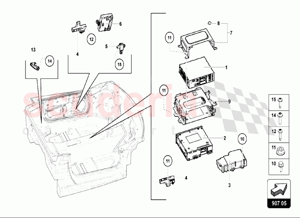 ELECTRICAL SYSTEM 4 of Lamborghini Lamborghini Aventador LP750 SV Coupe