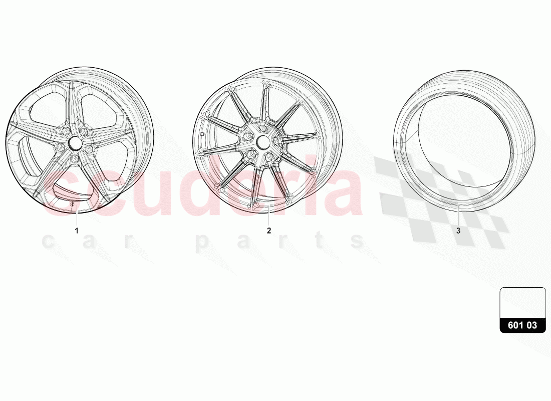 WHEELS/TYRES of Lamborghini Lamborghini Urus