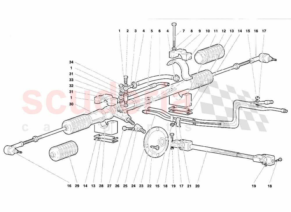 Steering 3 of Lamborghini Lamborghini Diablo VT (1993-1998)