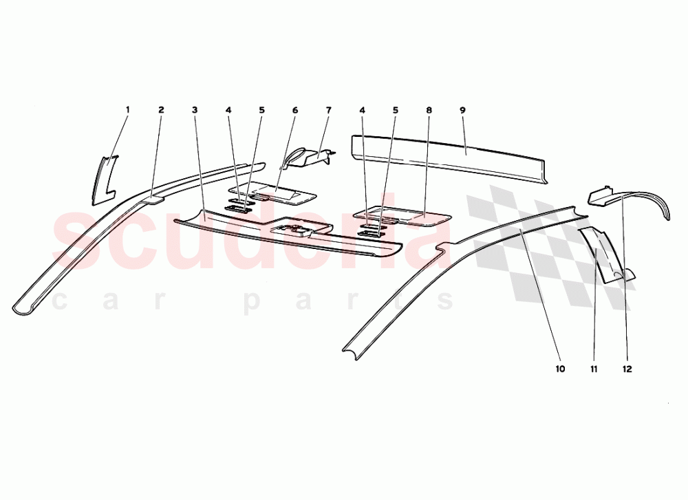 Passenger Compartment Trim 2 of Lamborghini Lamborghini Diablo GT (1999-2000)