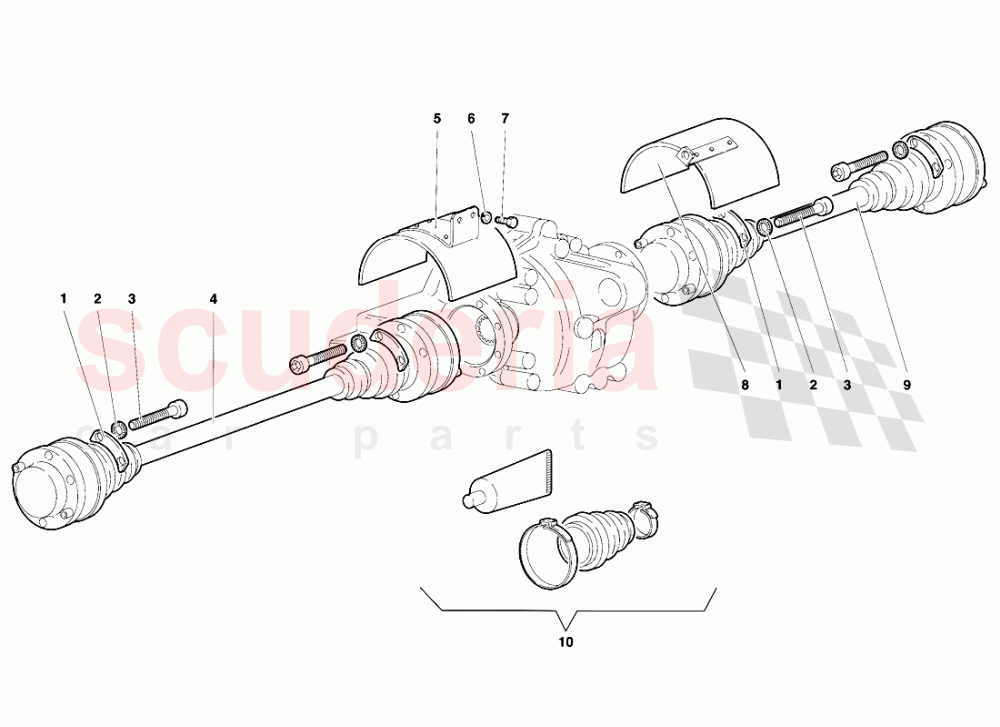 Driveshafts of Lamborghini Lamborghini Diablo SE30 (1993-1995)