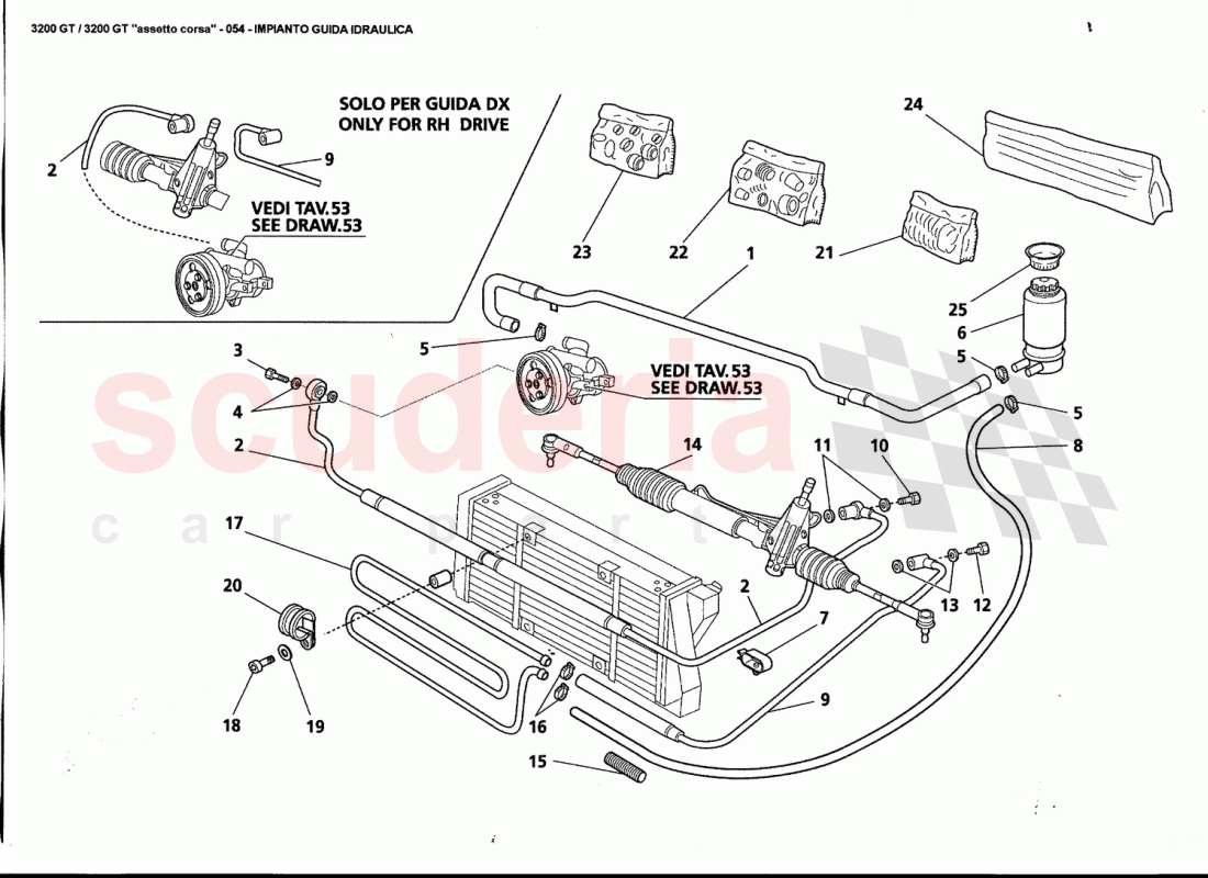 POWER STEERING SYSTEM of Maserati Maserati 3200 GT / Assetto Corsa