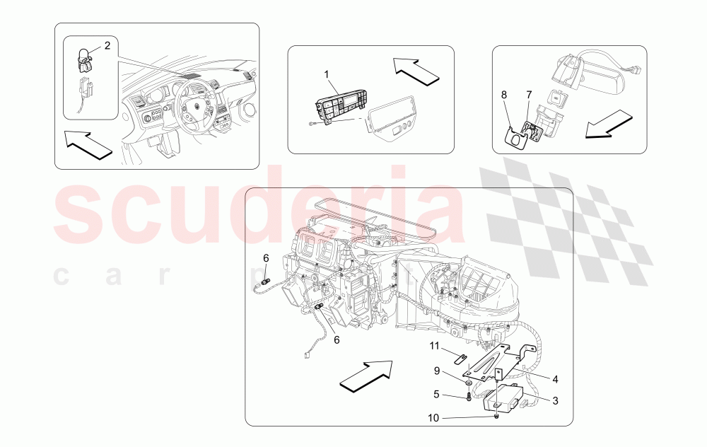 A/C UNIT: ELECTRONIC CONTROL of Maserati Maserati GranTurismo (2017+) Special Edition CC