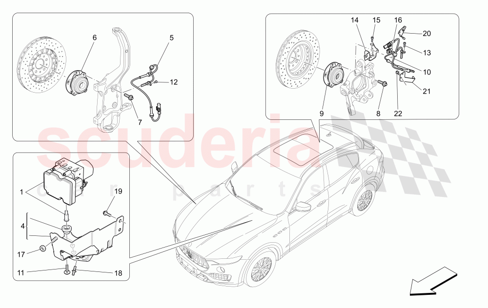 BRAKING CONTROL SYSTEMS of Maserati Maserati Levante (2017+)