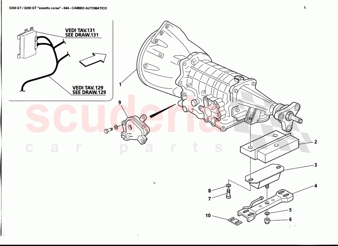 AUTOMATIC TRANSMISSION of Maserati Maserati 3200 GT / Assetto Corsa