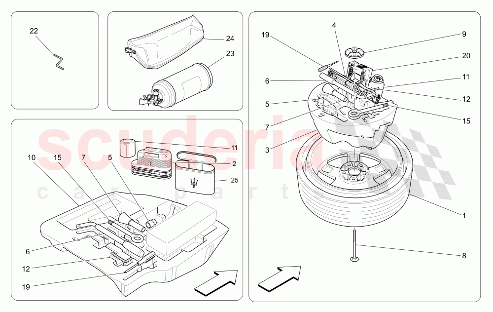 STANDARD PROVIDED (Available with: EURO 6Not available with: EURO 5) of Maserati Maserati Quattroporte (2013-2016) S Q4