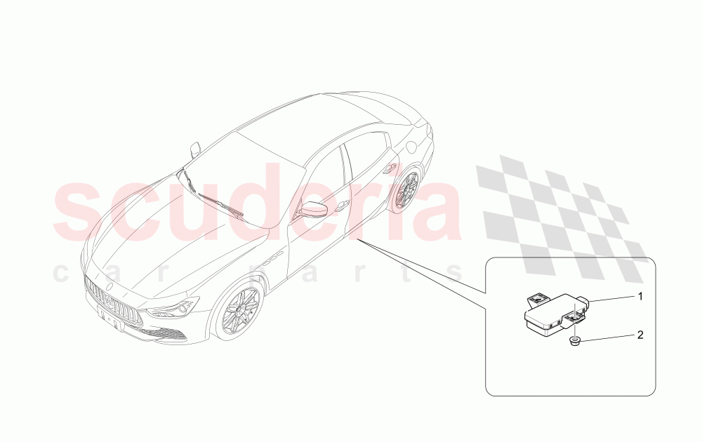 TYRE PRESSURE MONITORING SYSTEM of Maserati Maserati Ghibli (2014-2016) S Q4