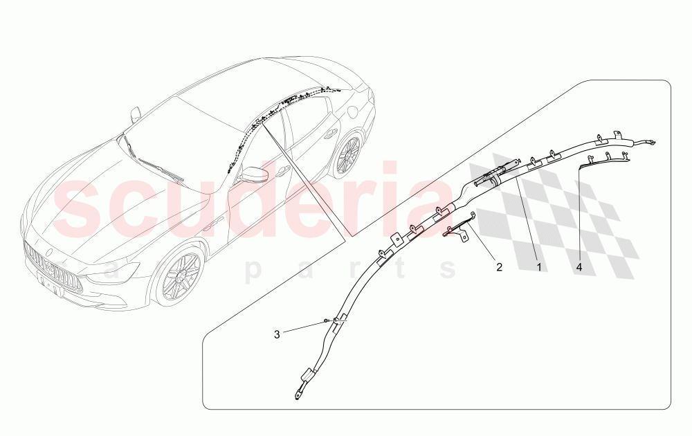 WINDOW BAG SYSTEM of Maserati Maserati Ghibli (2017+) S Q4