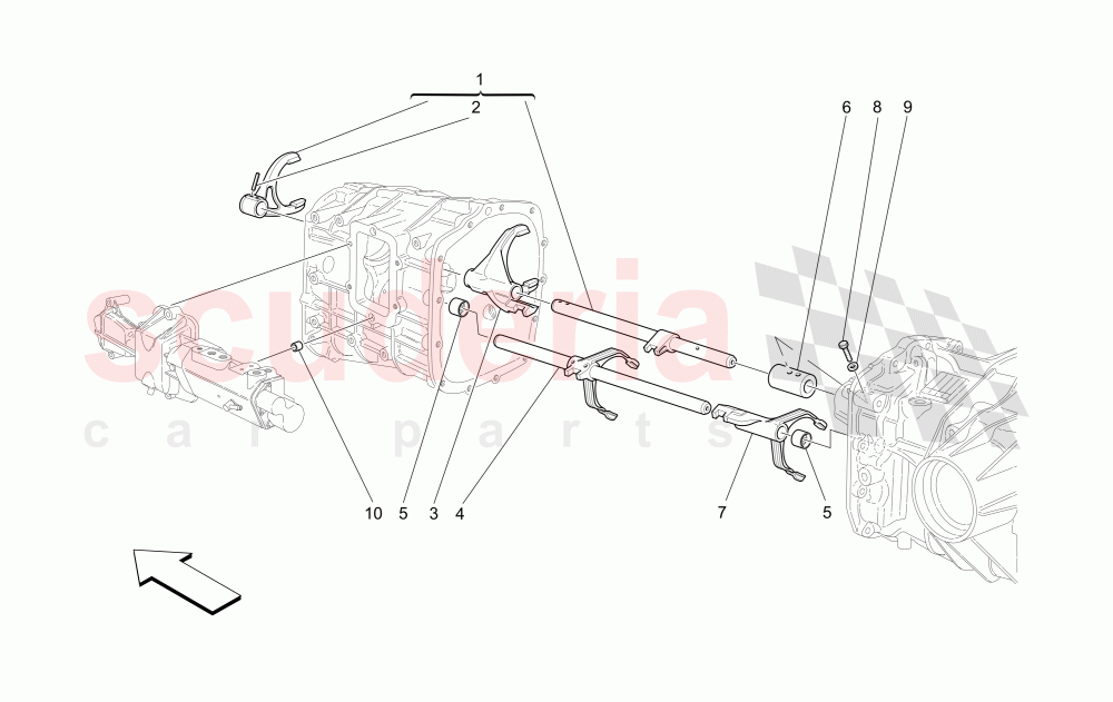 INNER CONTROLS of Maserati Maserati GranSport Coupe (2005-2007)