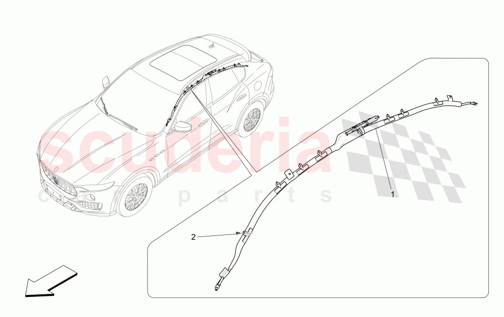 WINDOW BAG SYSTEM of Maserati Maserati Levante (2017+) S