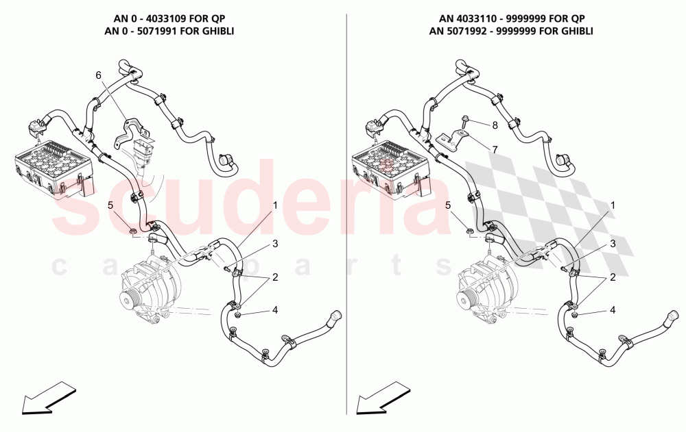 MAIN WIRING of Maserati Maserati Ghibli (2014-2016) Diesel