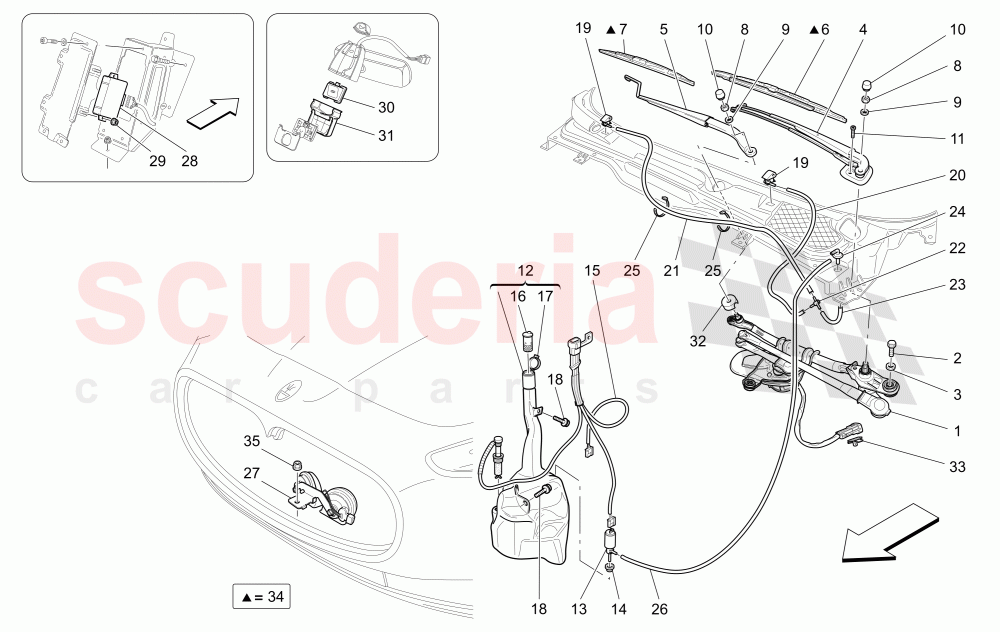 EXTERNAL VEHICLE DEVICES of Maserati Maserati GranTurismo (2008-2010) S