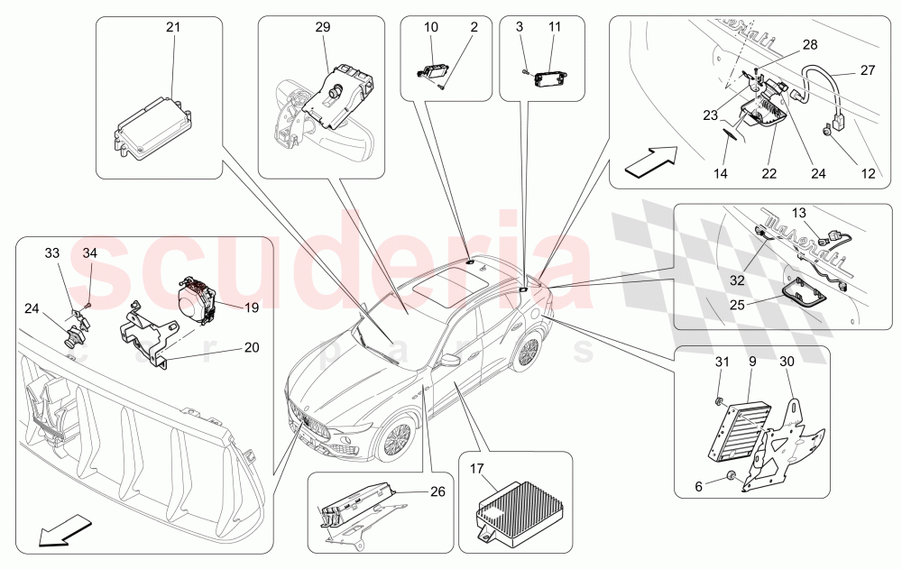 IT SYSTEM of Maserati Maserati Levante (2017+) S