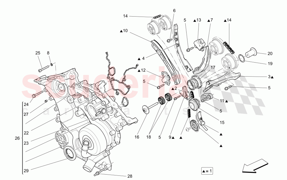 TIMING of Maserati Maserati Levante (2017+)