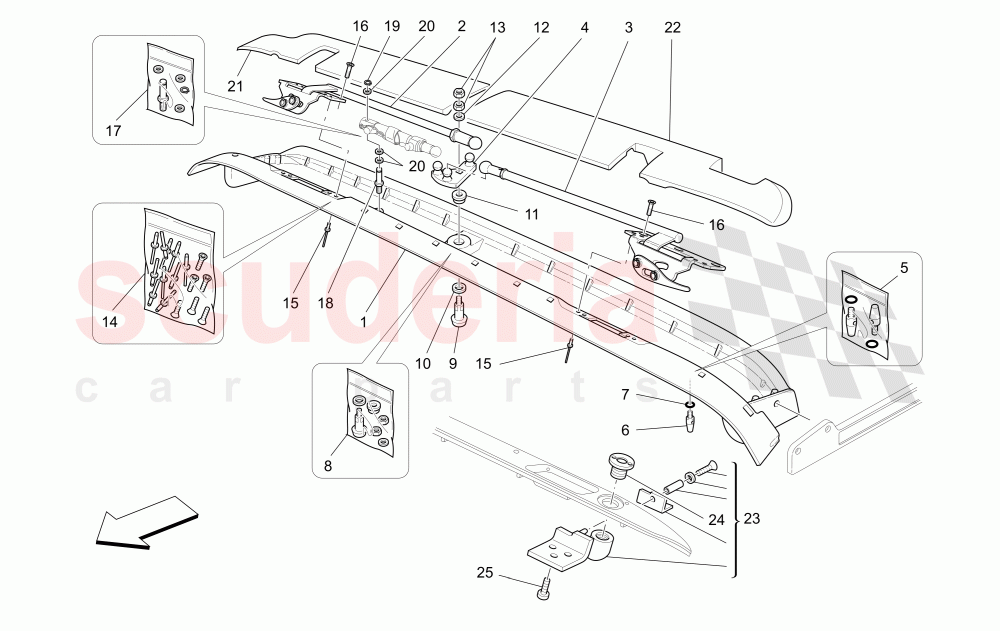 ELECTRICAL CAPOTE: CLOSINGS of Maserati Maserati 4200 Spyder (2005-2007) GT