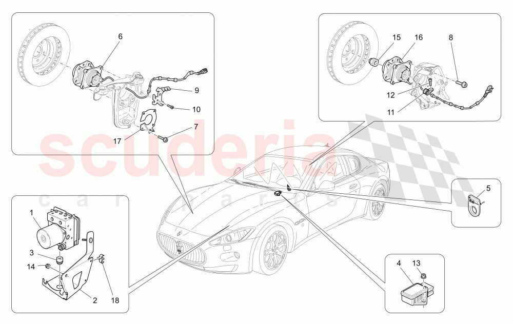 BRAKING CONTROL SYSTEMS of Maserati Maserati GranTurismo (2017+) Special Edition Auto