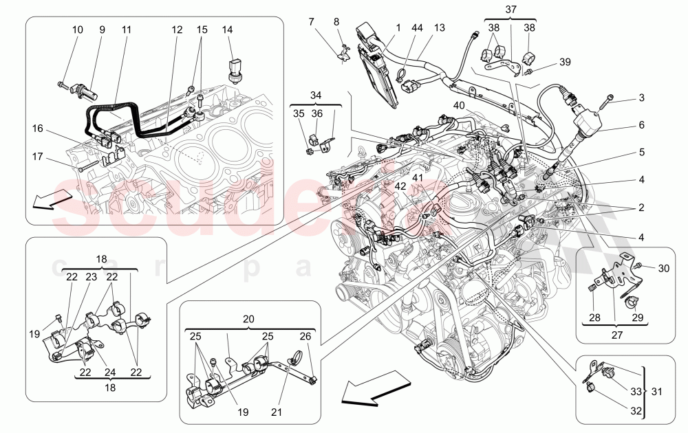 ELECTRONIC CONTROL: INJECTION AND ENGINE TIMING CONTROL of Maserati Maserati Ghibli (2017+) S